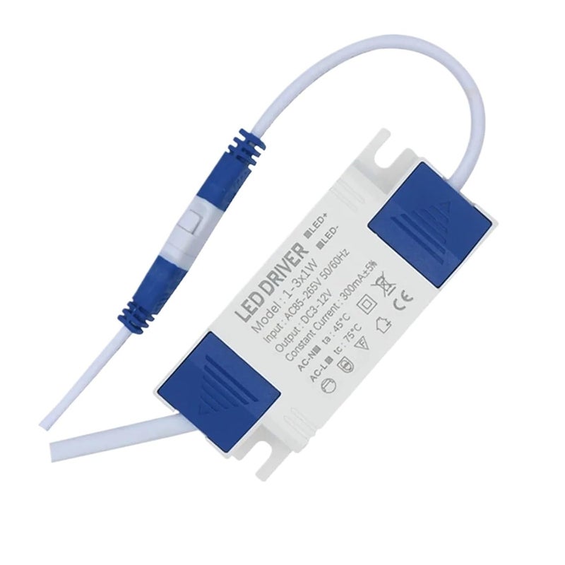 سائق LED 300mA 12-18W مزود طاقة لألواح الإضاءة ومصابيح الداونلايت - Image 1